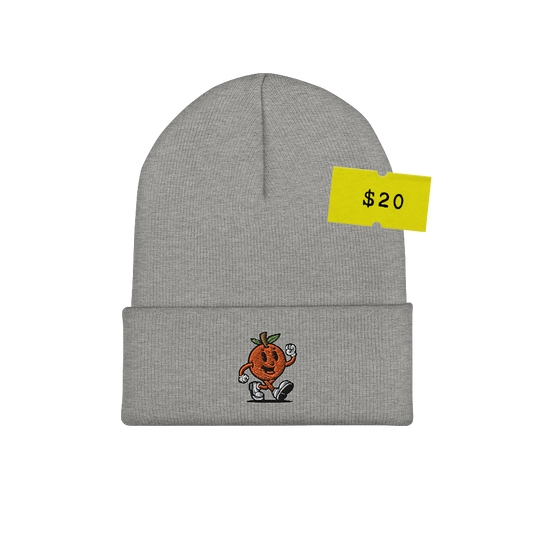 The Citrus City Cuffed Beanie - Heather Grey