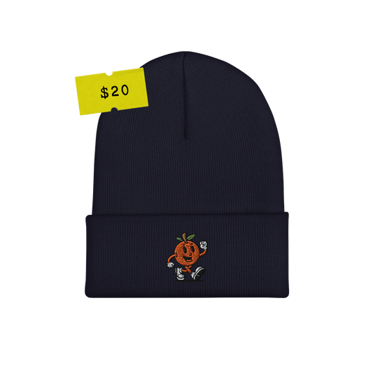 The Citrus City Cuffed Beanie - Navy