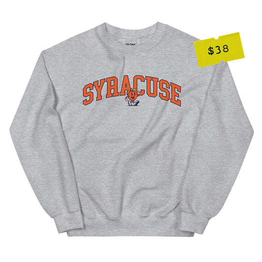 SYRACUSE UNISEX SWEATSHIRT - HEATHER GREY