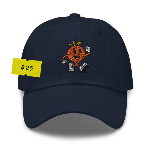 ORANGE MAN - DAD HAT - NAVY