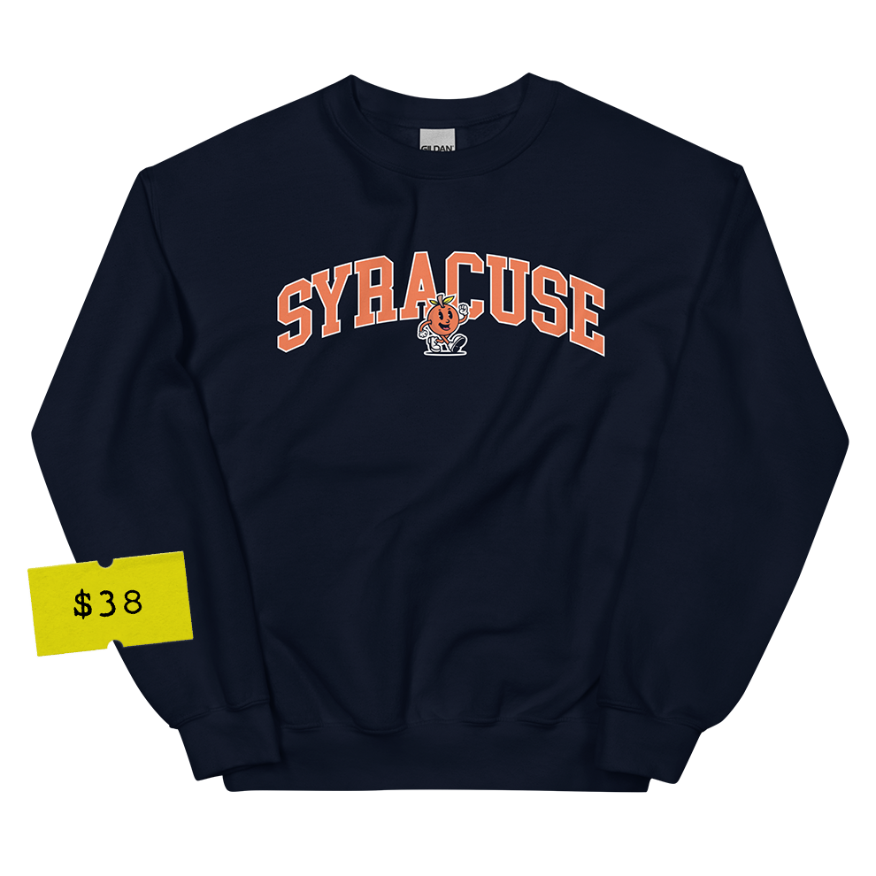 SYRACUSE UNISEX SWEATSHIRT - NAVY