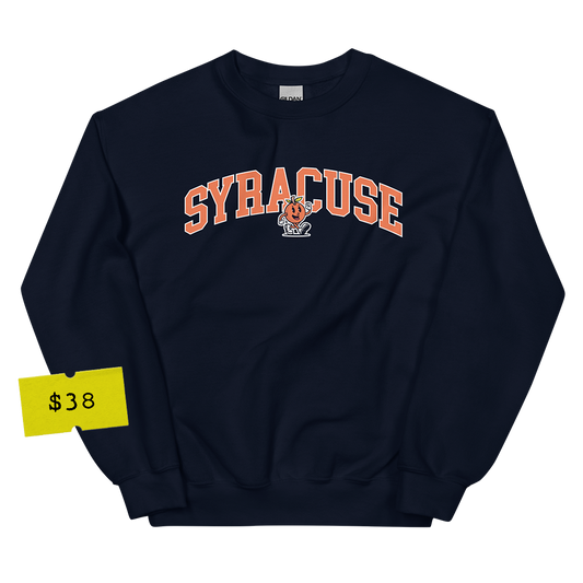 SYRACUSE UNISEX SWEATSHIRT - NAVY