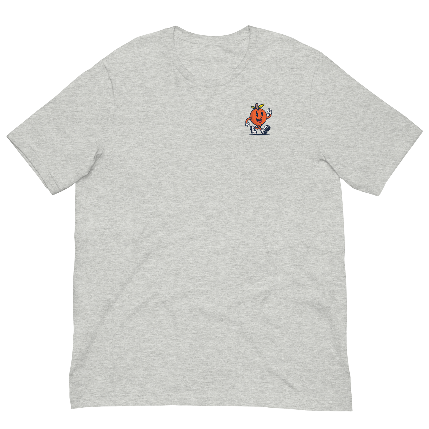 ORANGE MAN TEE - UNISEX - GREY HEATHER