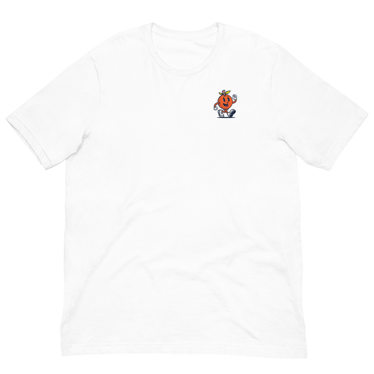 ORANGE MAN TEE - UNISEX - WHITE