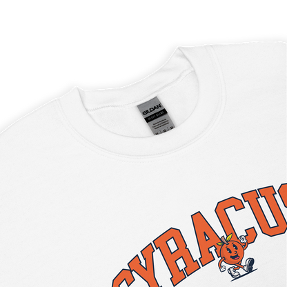 SYRACUSE UNISEX SWEATSHIRT - WHITE