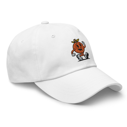 ORANGE MAN - DAD HAT - WHITE